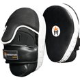thumbnail image 1 of Meister Cowhide Leather Curved Focus Mitts w/ Wrist Support, 1 of 5
