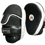 Meister Cowhide Leather Curved Focus Mitts w/ Wrist Support