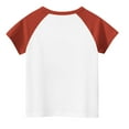 thumbnail image 5 of Mlzmgr Boys Girls Cotton Tshirts Short Sleeve Color Blocked Kids Tops 3-14 Years Basic Tees, 5 of 8