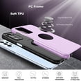 thumbnail image 6 of Galaxy A23 5G Case, Samsung Galaxy A23 5G Case with HD Screen Protector, Shockproof Samsung A23 Case with 360° Magnetic Ring Holder Kickstand Phone Case for Samsung A23 5G Purple, 6 of 7