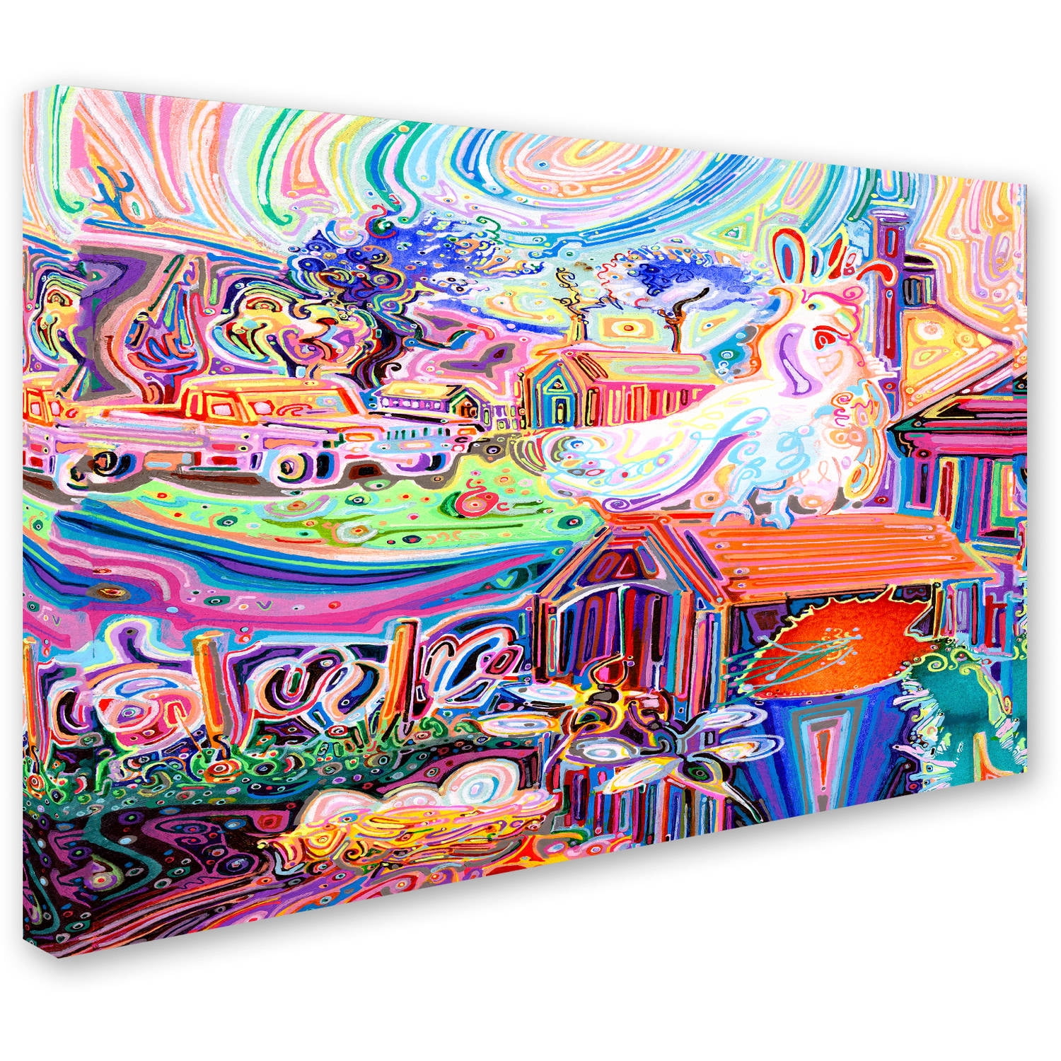 Trademark Fine Art "Poppycock" Canvas Art by Josh Byer