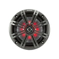 thumbnail image 3 of KICKER Combo de receptor estéreo USB RCA con Bluetooth marino resistente a la intemperie con 2 pares (cantidad 4) altavoces LED marinos coaxiales de 6,5 pulgadas, 2 vías, 195 W máx. con rejillas, cabl, 3 of 5
