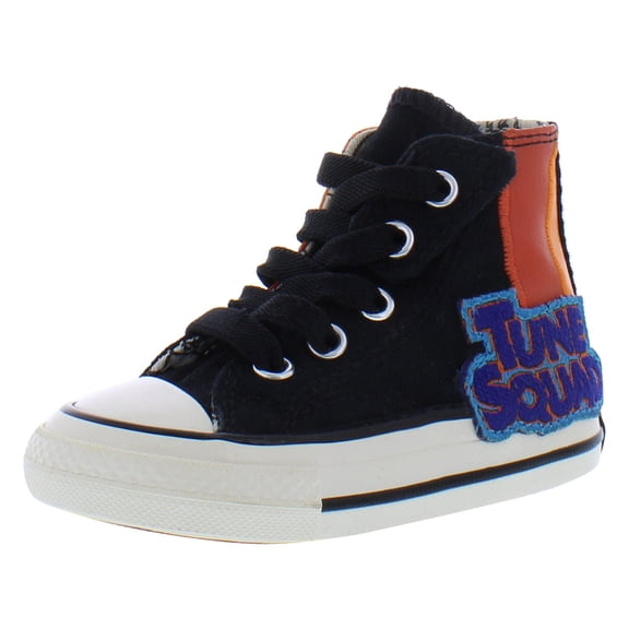 Converse Chuck 70 1V Hi Infant/Toddler Shoes Size 5, Color: Black/Mantra Orange