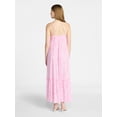 thumbnail image 2 of No Boundaries Sleeveless Tiered Maxi Dress, Women's XXS-XXL, 2 of 4