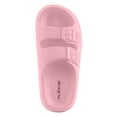 thumbnail image 3 of Flexus Women's Bubbles Waterproof Slide Sandals with Adjustable Buckle Straps - Cushioned Footbed, Lightweight EVA Sole, Padded Insole, Slip-On Comfort, 3 of 8