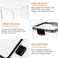 thumbnail image 3 of EIMELI Airtight Food Storage Container with Lids Clear Plastic Dry Food Canisters Kitchen Pantry Organization and Storage for Cereal Flour Sugar Coffee Rice Nuts Snacks, 3 of 8