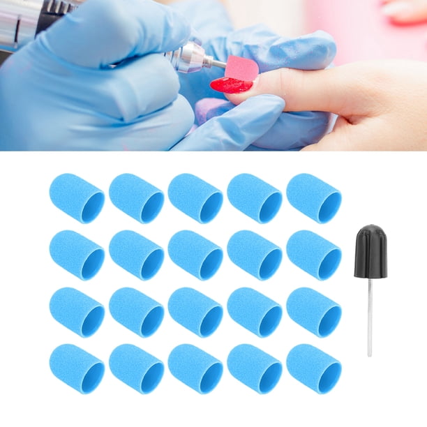 Tapa de lijado de uñas, Tapa de lijado de Nail Art Cabezal de lijado de uñas Cabezal de lijado de pulido de uñas Durabilidad extendida
