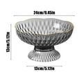 thumbnail image 3 of Fufafayo under $5 Fruit Bowl, Pedestal Decorative Bowl for Home Decor, Fruit Bowl for Kitchen Counter, Key Bowl for Entryway Table, Centerpiece Decor, for Fruit Vegetable Candy, 3 of 6