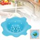 thumbnail image 2 of Tapa de silicona para desagüe con filtro - Atrapa pelos y suciedad, fácil de instalar - para fregaderos de cocina y desagües de baño - Material impermeable y duradero, 2 of 5