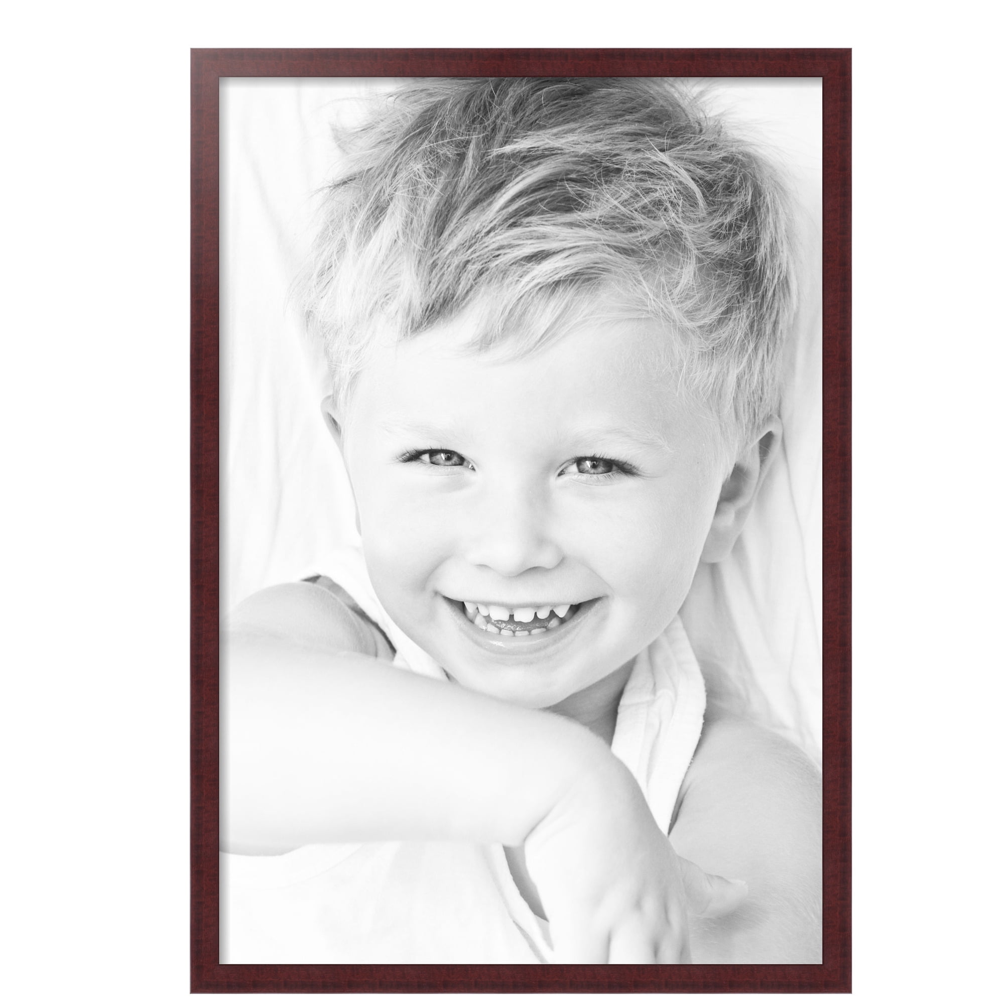 ArtToFrames 26x38 inch Cherry Picture Frame, Red MDF Poster Frame (4643)