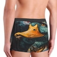 thumbnail image 3 of Fotbe Hip-Hop Duck Men’s Total Support Pouch Boxer Briefs, X-Temp Cooling, Moisture-Wicking Underwear, Regular, Long-leg and Trunk-Large, 3 of 6