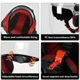thumbnail image 5 of Casco de motocicleta YEMA de medio casco para bicicleta eléctrica/motocicleta con doble lente y parasol, casco de seguridad para calidez invernal y protección auditiva, 5 of 5