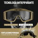 thumbnail image 3 of Lentes Tácticas Goggle Militares Careta Gafas Con 3lentes Xtellar cafe, 3 of 3