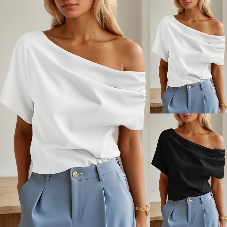トップス diante GEOMETRIC OFFSHOULDER BLOUSE WHT トップス diante GEOMETRIC OFFSHOULDER BLOUSE WHT OFF SHOULDER