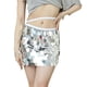 thumbnail image 1 of Sonducket Minifalda de tela para mujer, exquisita banda elástica de tamaño libre, decorativa, brillante, para actuación de baile, vestido Type2 NO2, 1 of 6