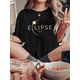 thumbnail image 1 of Camiseta básica para mujer verano SuaveWomen'S Simple Planet 2024 Printed T-shirt, Soft And Comfortable Round Neck Casual Short SleevesFather's Day, Mother's Day, New Year, Spring Festival, Valentin, 1 of 6