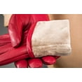 thumbnail image 6 of Women Leather Gloves Winter Warm Real Lambskin Fleece Lined Driving Gloves, 6 of 11