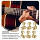 thumbnail image 4 of Yuarrent Afinador de 6 piezas, botón de cuerda, piezas de afinación, mango de ajuste, accesorio de instrumento, clavijas de guitarra para reemplazar el Type2 NO2 Yuarrent HA060577-01, 4 of 6