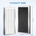 thumbnail image 4 of Replacement Filter 2 Pack Compatible with 40 Series Air Purifier,3-in-1 Filters, Contains H13 HEPA & Activated Carbon, 4 of 7