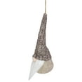 thumbnail image 2 of 8" Beige and White Hanging Gnome Christmas Ornament, 2 of 5