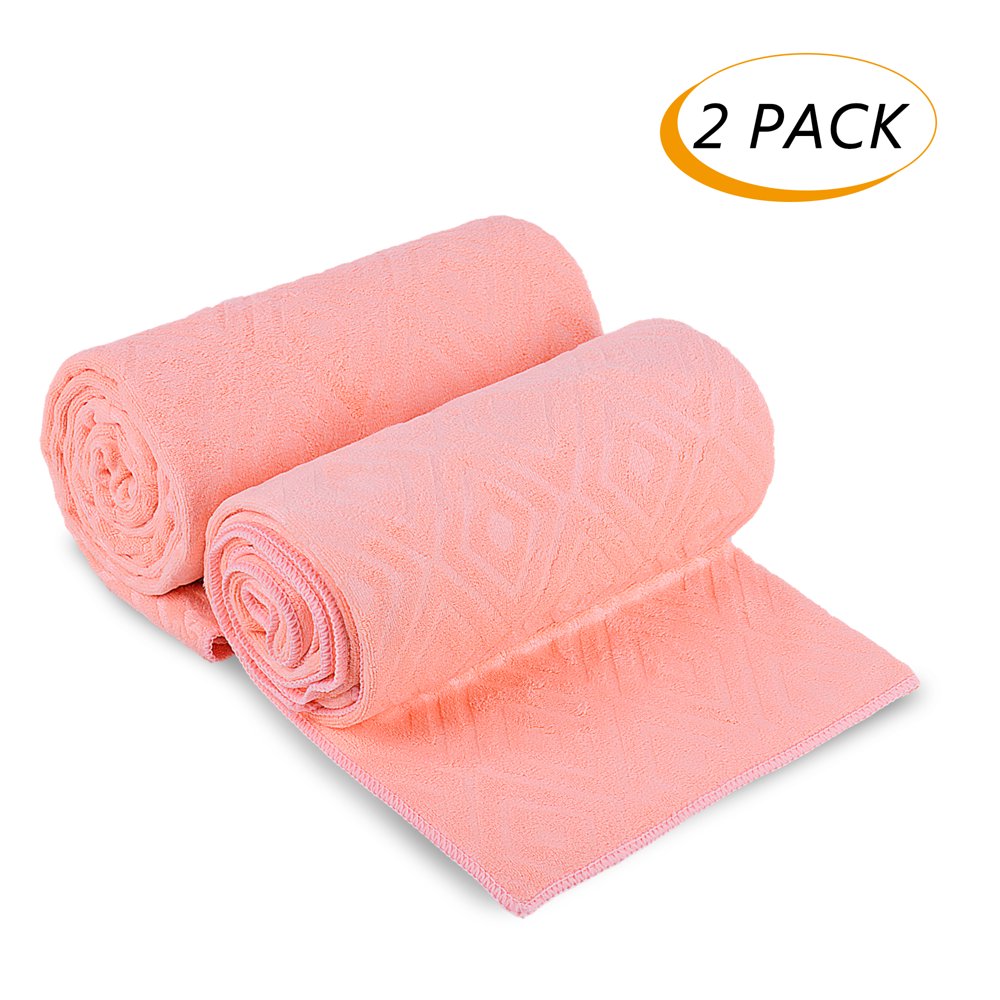Solid Microfiber Bath Towel Set,2 Pieces 30" x 60"
