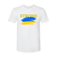 thumbnail image 2 of Ukranian Strong Vintage Mens Premium Tri Blend T-Shirt, True White, Medium, 2 of 4
