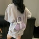 thumbnail image 3 of Bolso de mano tipo almohada de moda de nuevo estilo 2025 para mujer, bolso bandolera de hombro con encaje sencillo y elegante de alta gama., 3 of 5