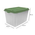 thumbnail image 3 of Caja Clarificada con tapa de Color Capacidad 68 Lts Plastic Trends Mod Forza Blanco-Verde, 3 of 4