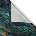 thumbnail image 3 of Ambesonne Shell Kitchen Curtains, Haliotis Seashell Macro Photo, 55"x39", Multicolor, 3 of 3