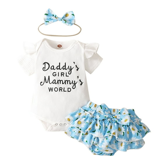 Gerichy Girls Summer Outfits, Baby Girl Romper Movable Adjustable Buckle Fruit Strawberry Pattern Sleeveless Outsie Bodysuit Romper Jumpsuit Clothes