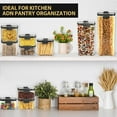 thumbnail image 7 of Kosbon Airtight Food Storage Container Set, 14 Pcs BPA Free Plastic Dry Food Rice Canisters for Kitchen Pantry Organization and Storage, 7 of 7