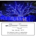thumbnail image 3 of Cadena de luces KNONEW 500 LED, 60 m, azul y blanca, resistente al agua, 3 of 7