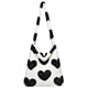 thumbnail image 1 of Bolso Hombro Vintage Bolso Bandolera Invierno Felpa para Mujer (Corazón Negro), 1 of 9