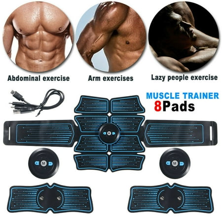 Kqiang Abs 360 Stimulator Toner Workout Belt, Muscle Toner Abdominal Toning Belt Workout Portable Fitness Workout Equipment Home Office for Men Women