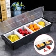 thumbnail image 5 of Miumaeov Fruit Salad Tray Condiment Dispenser Bar Iced Cooled Storage Box, 5 of 10