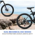 thumbnail image 6 of Ambifirner 26 inch City Bike Mountain Bike - Full Shimano 21 Speed - Dual Disc Brake - High-Carbon Steel Frame - Front Suspension for Gift, 6 of 9