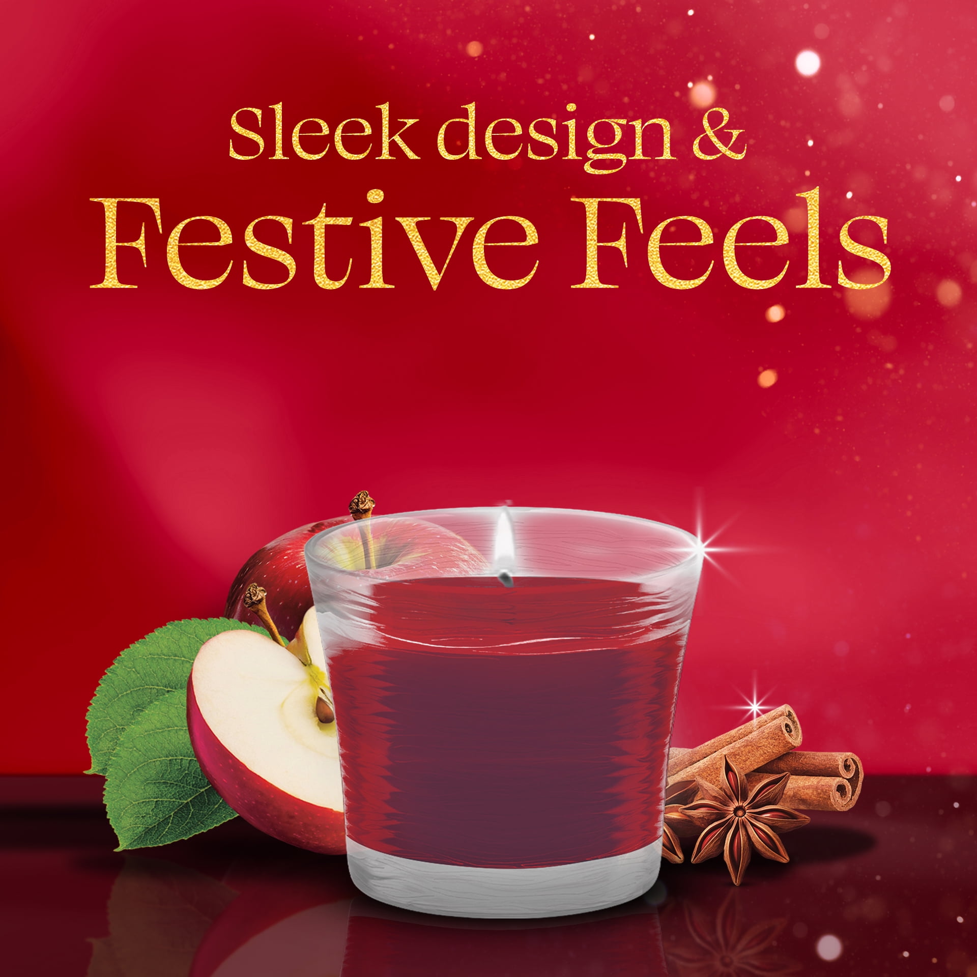 Glade® Scented Candle Air Freshener, Apple of my Pie™, Stocking Stuffer