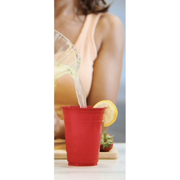 Matter Compostable Red Disposable Cups, 18 oz, 25 Count - Walmart.com