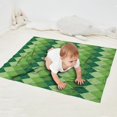 thumbnail image 2 of Green Argyle Pattern Blanket,Comfortable Soft Flannel Throw Blanket,All Season,Warm Lightweight Blankets for Sofa Bed Couch Living Room Chair,30"x40", 2 of 4