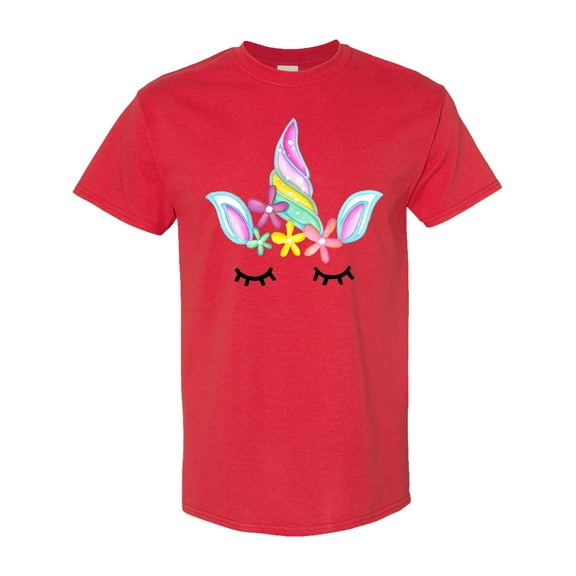 Inktastic Unicorn Face T-Shirt