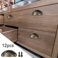 thumbnail image 3 of 12 piezas de hardware de gabinete Sunnimix perillas de cocina Bronce verde Tiradores de armario, 3 of 8
