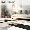 thumbnail image 2 of ODIKA 6' x 9' Machine Washable Non-Slip Area Rug, Geometric Rectangle High Traffic Rug, Beige, 52451, 2 of 7