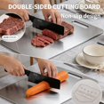 thumbnail image 2 of Titanium Cutting Board - 100% Pure Double-Sided Chopping Board, Dishwasher Safe & Durable for Meat, Vegetables Fruits. 2026 New Professional Home Kitchen, 2 of 3