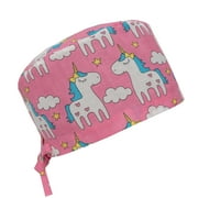 Scrub Cap Hat Medical Uniform Surgical Funny Print Nurse Doctor by KATE BIANCO