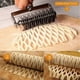 thumbnail image 4 of Stainless Steel Lattice Cutter, Dough Lattice Roller Cutter Baking Tool Cookie Pie Pizza Bread Past, 4 of 5