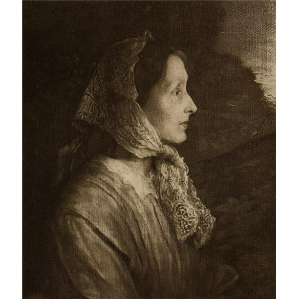 Posterazzi DPI1857631LARGE Emily Selwood Mrs Tennyson Marié en 1850 à Tennyson d'Aldworth & Poster Print, Grand - 26 x 30