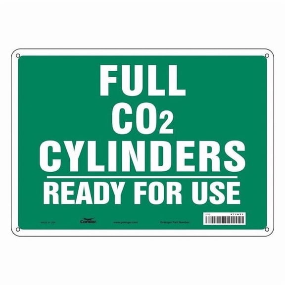 Condor Safety Sign,10 inx14 in,Aluminum 471N23