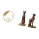 thumbnail image 5 of Figura Decorativa De Bola De Cristal Con Forma De Gato Egipcio, Sujetalibros, Adorno Para Escritorio, Pasillo, Chimenea, Dormitorio, Sala De Estar, Oficina. Ideal Como Regalo De Inauguración., 5 of 8
