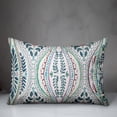 thumbnail image 3 of Creative Products Blue Purple Folk Pattern 14x20 Indoor / Outdoor Pillow, 3 of 3