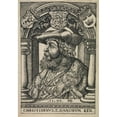 thumbnail image 3 of Jacob Binck 14x18 Black Modern Framed Museum Art Print Titled - Christian Ll (1524 - 1525), 3 of 5